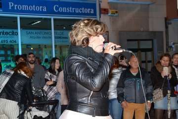 Encendido de la decoración navideña e inauguración del belén canario de Los Llanos  (Foto Francisco Javier Santana)